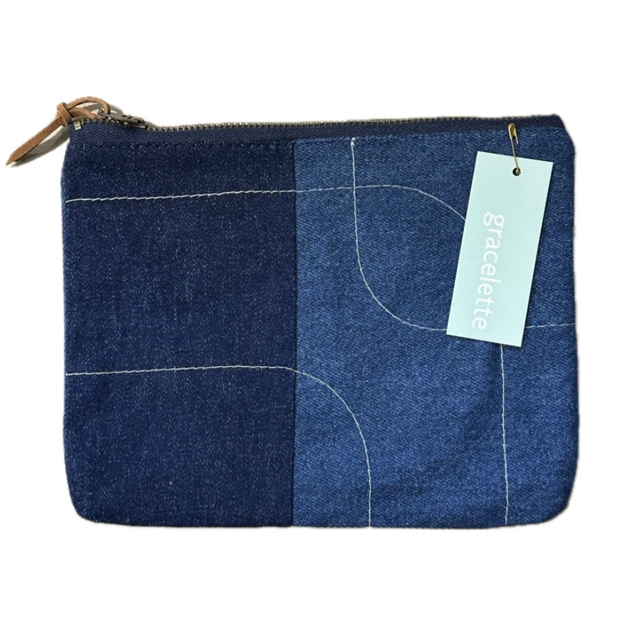 Zip Pouch By Gracelette Textiles