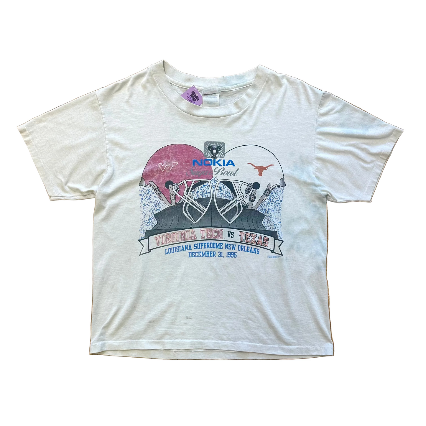 Nokia Sugar Bowl Distressed Vintage T-Shirt (L)