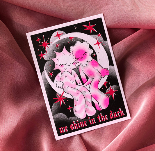 Our Love Shines Mini Postcard