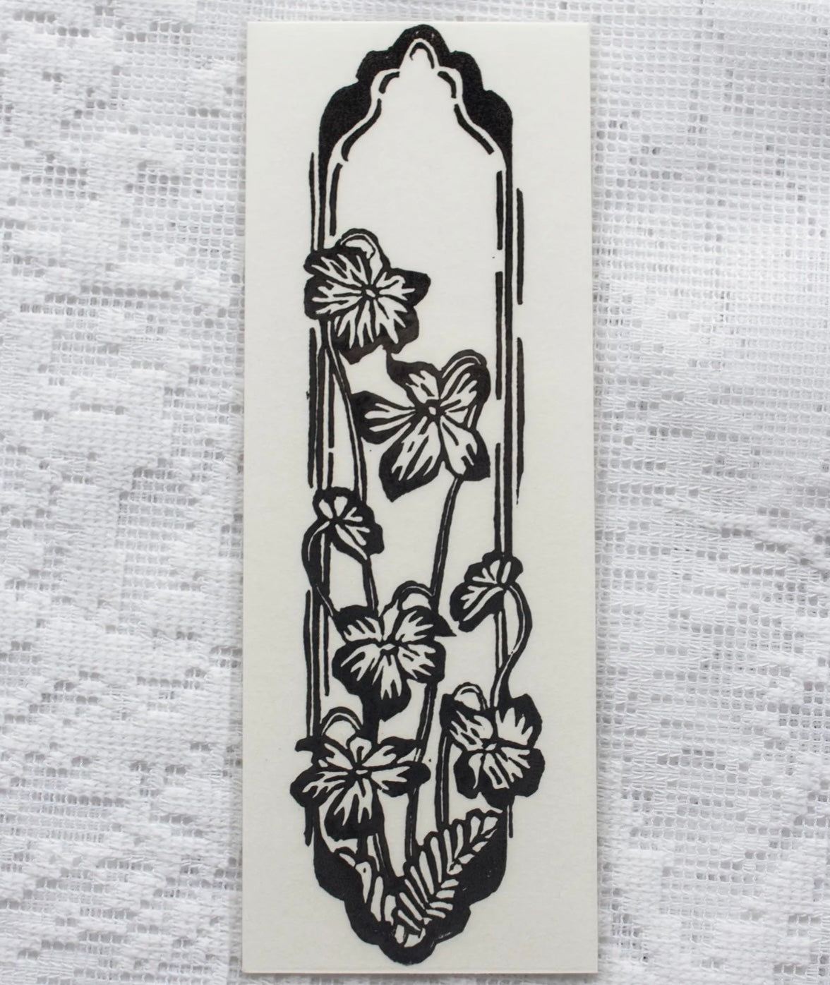Linocut Bookmarks by Rennie Prints