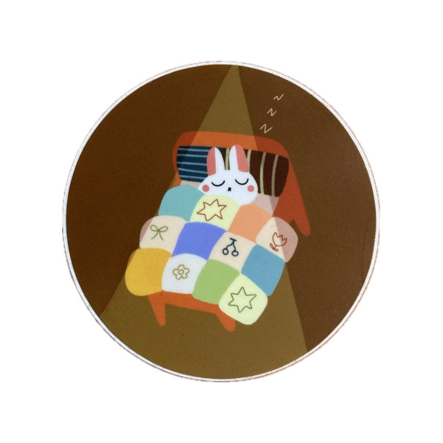 Cozy Bunny Sticker