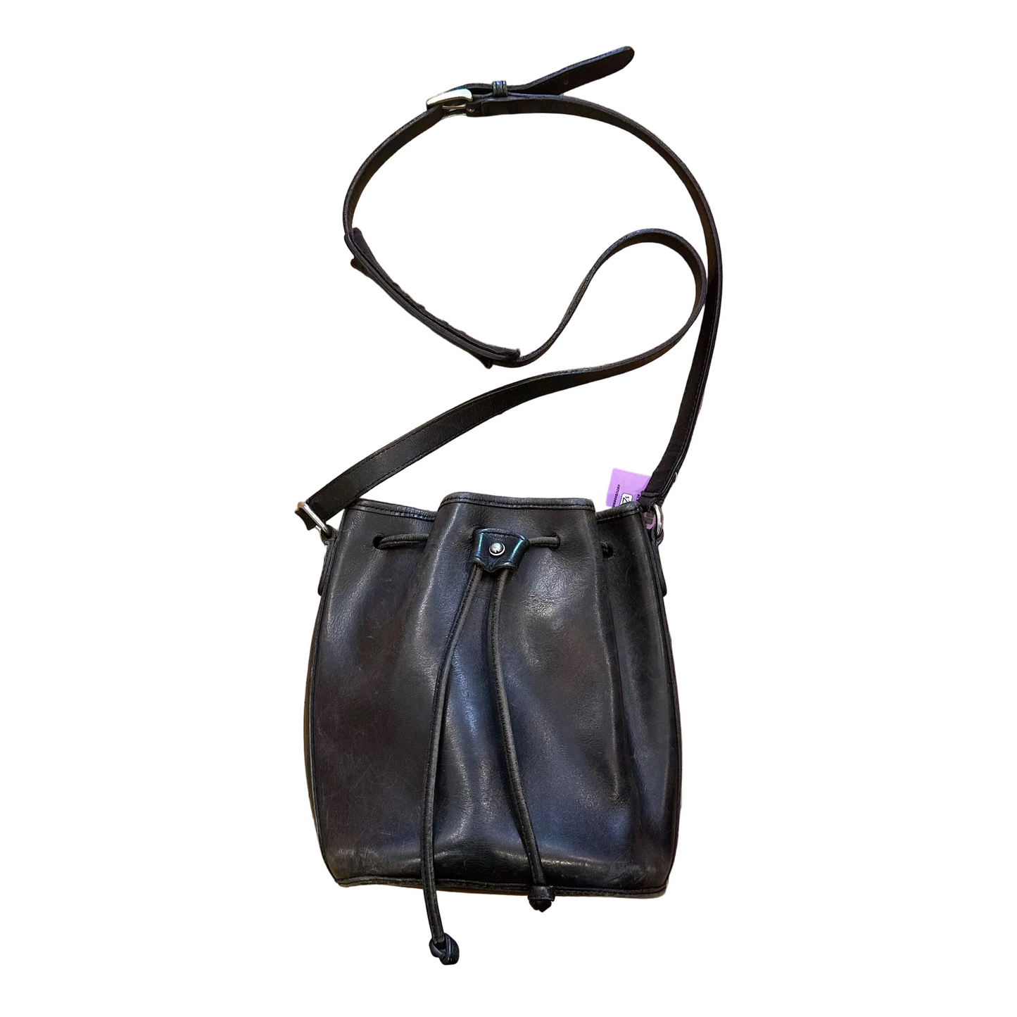 90s Leather Bucket Mini Purse
