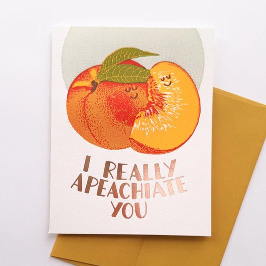 Fruit Apeachiate You Card
