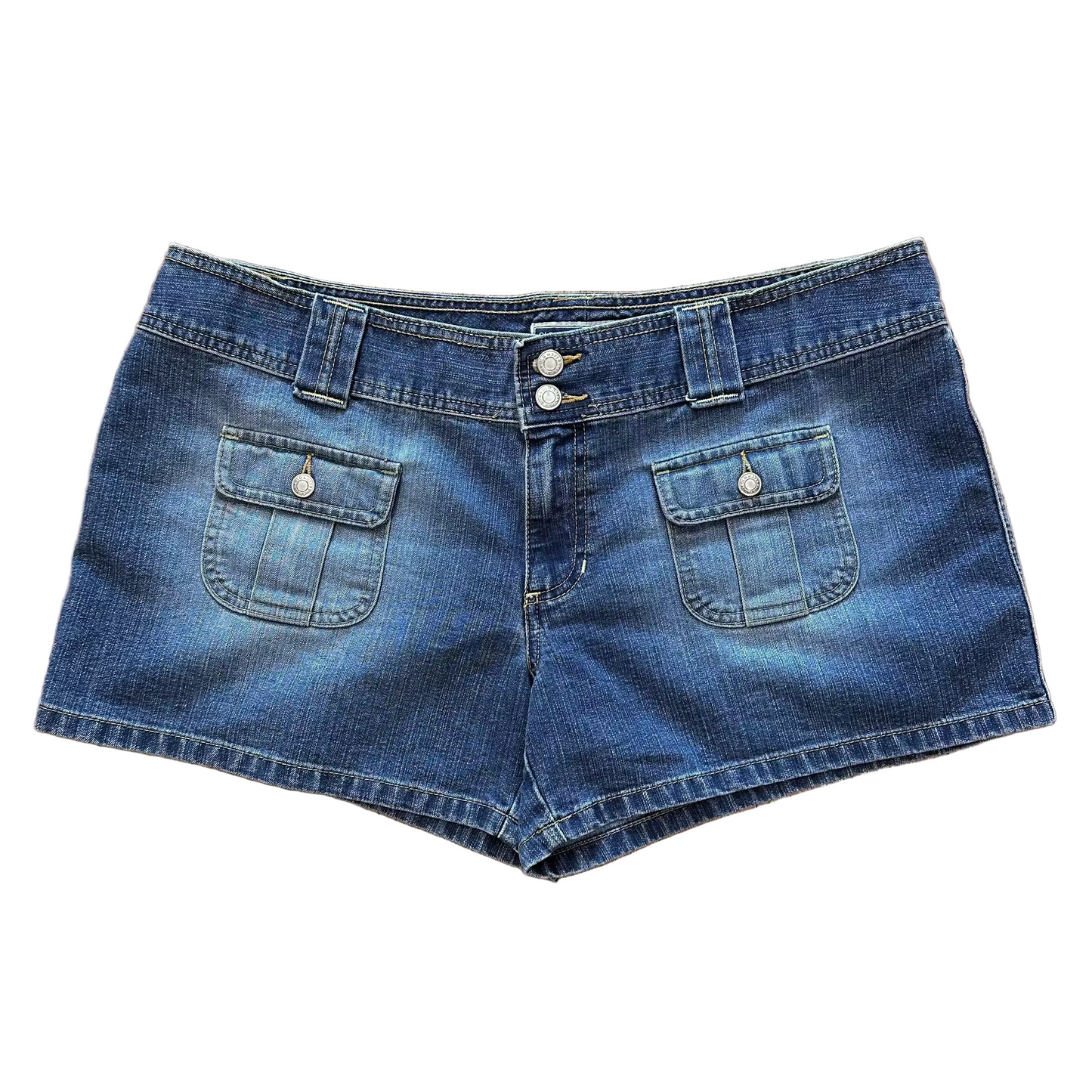 Y2K Low-Rise Jean Shorts (L)