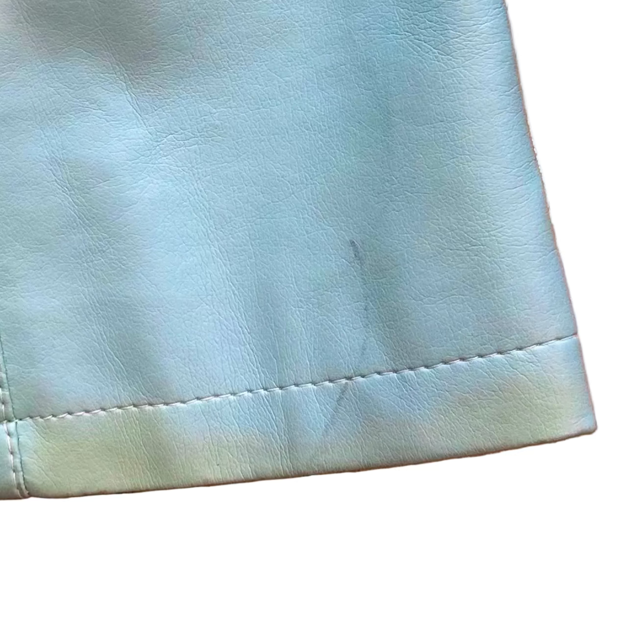 Y2K Faux Leather Jacket - M