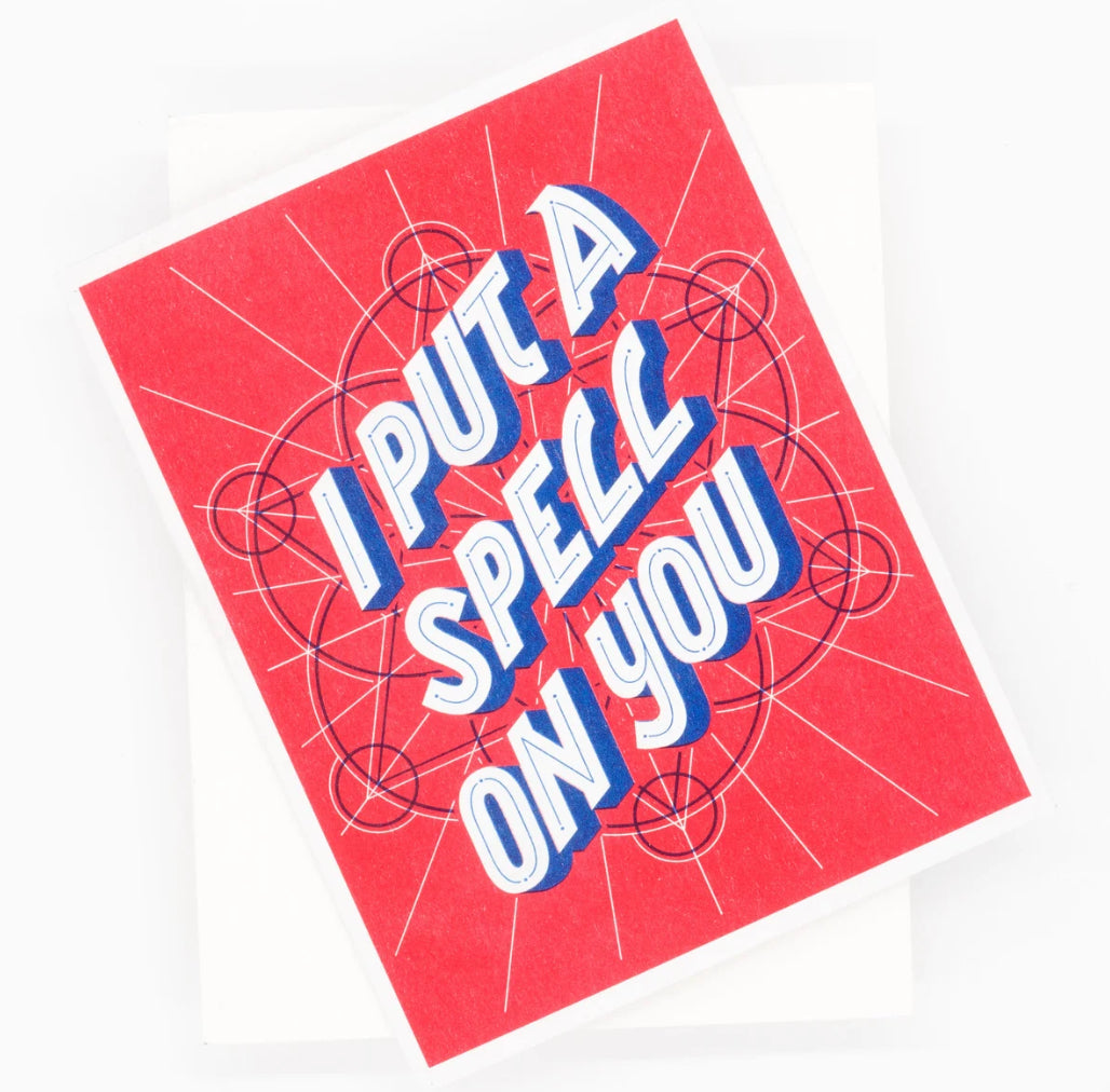 I Put A Spell On You Greeting Card