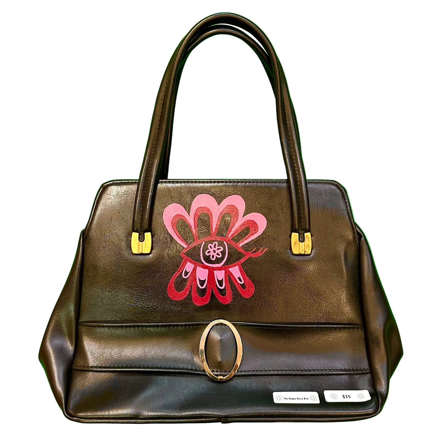 Pink Flower Eye Purse