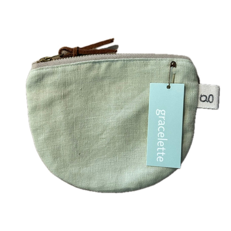 Round Mini Zip Pouches