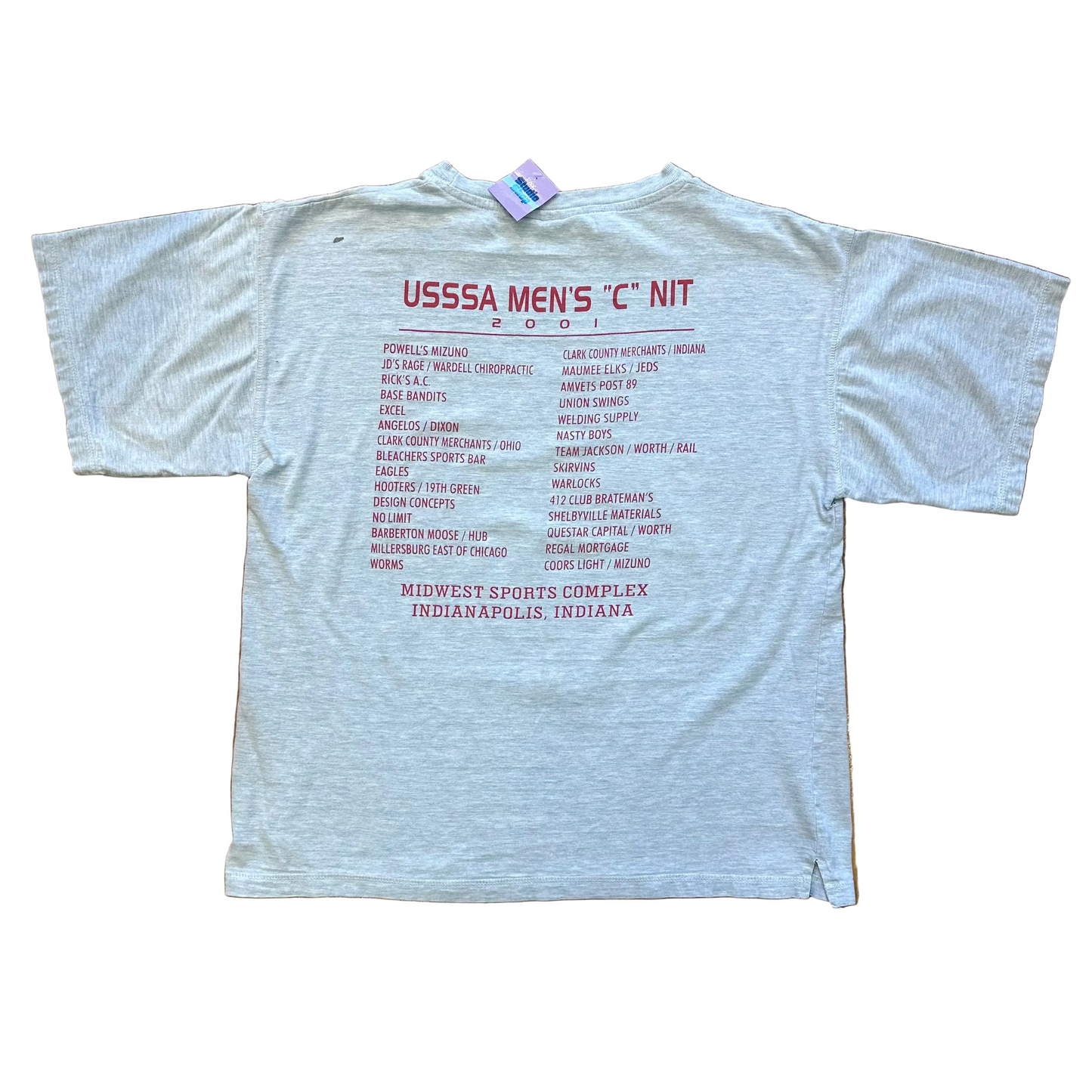 USSSA Men’s “C” NIT 2002 Vintage T-Shirt (L)