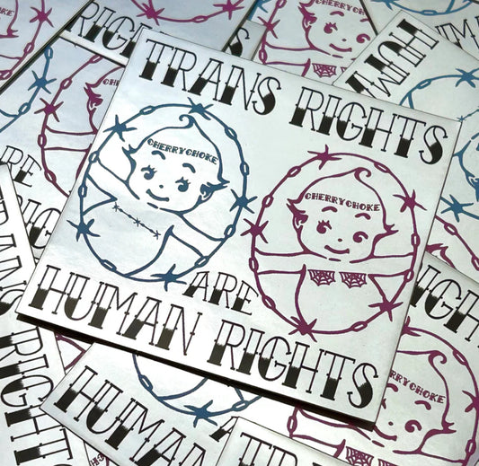 Trans Rights Are Human Rights Sticker