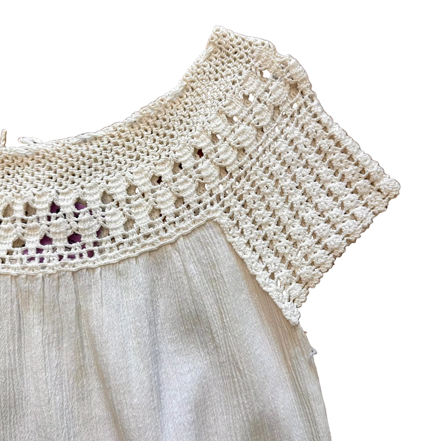70s Crochet Tunic (M)
