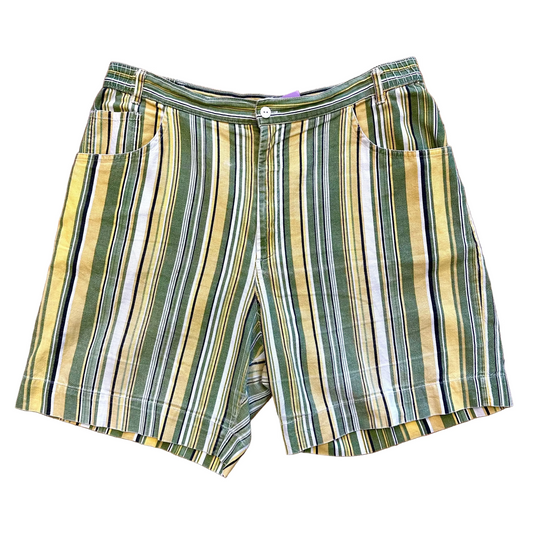 90s Striped Shorts - XL