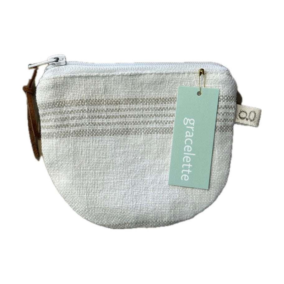 Round Mini Zip Pouches