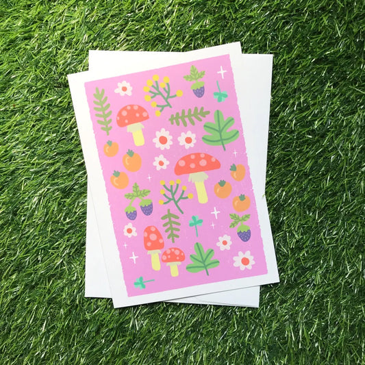 Mushrooms Greeting Card