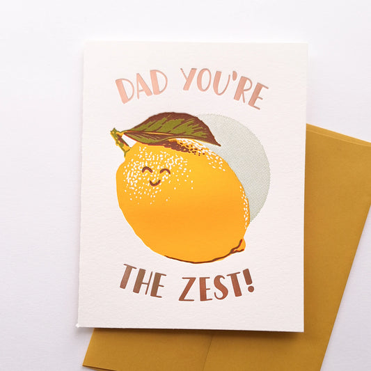 Fruit Zest Dad Card