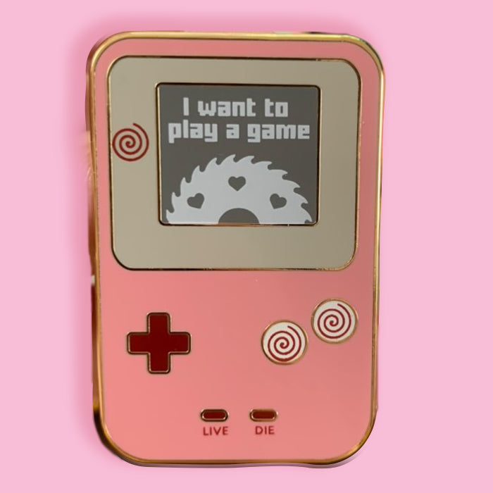 I Want to Play a Game Enamel Pin
