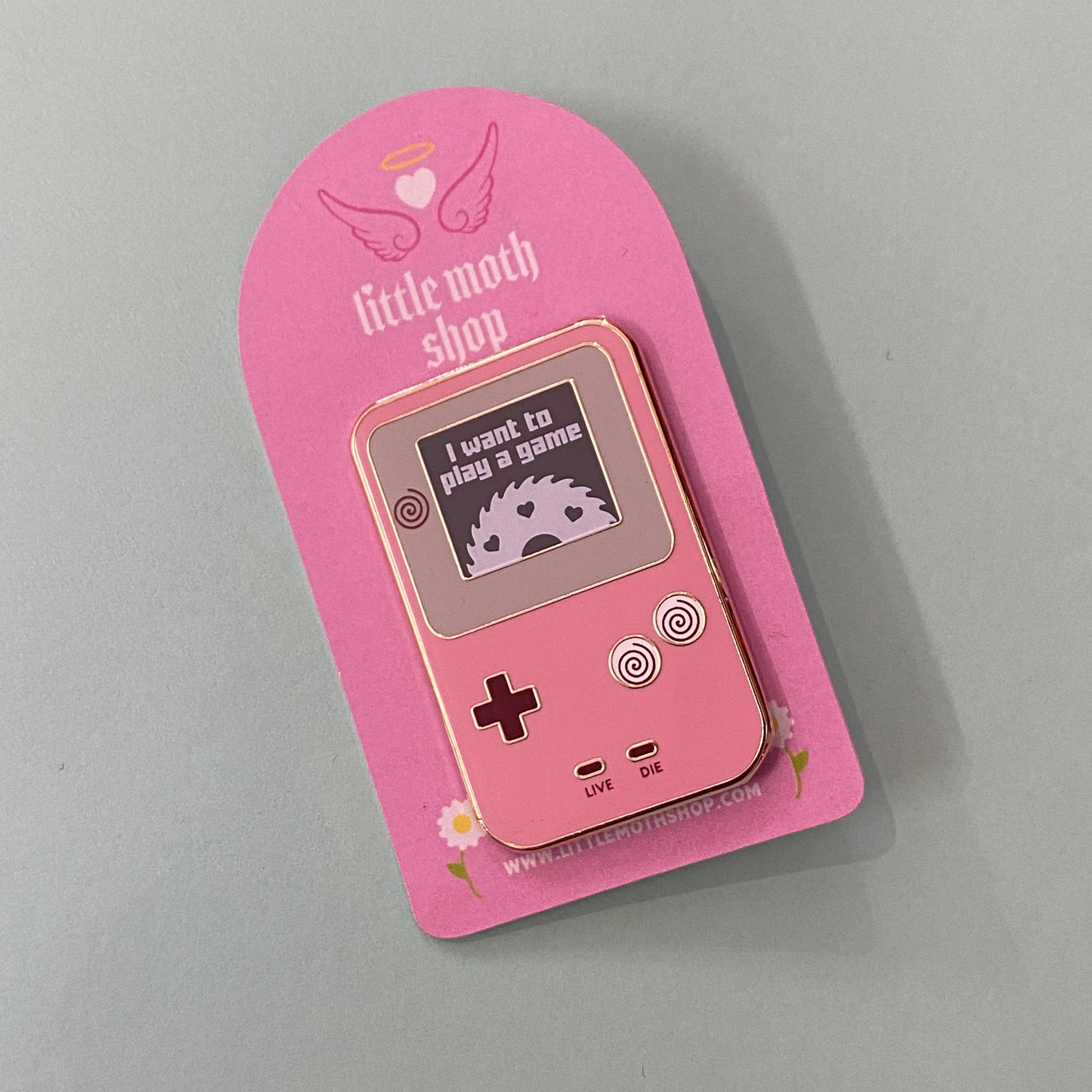 I Want to Play a Game Enamel Pin