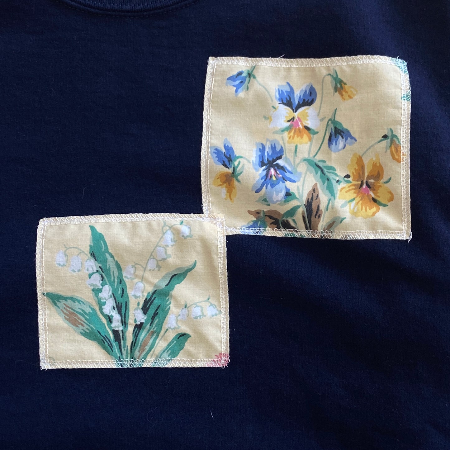 Floral Patchwork Crewneck (M)
