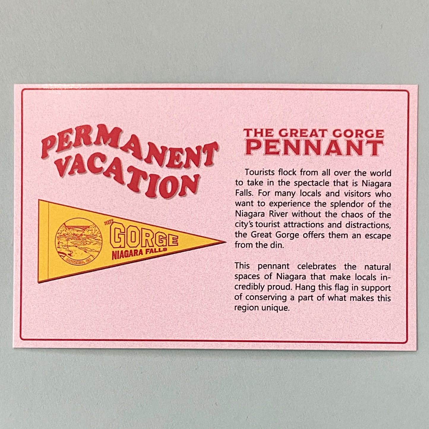 The Gorge, Niagara Falls Pennant