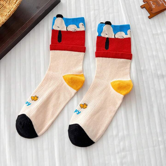 Sleeping Dog House Socks