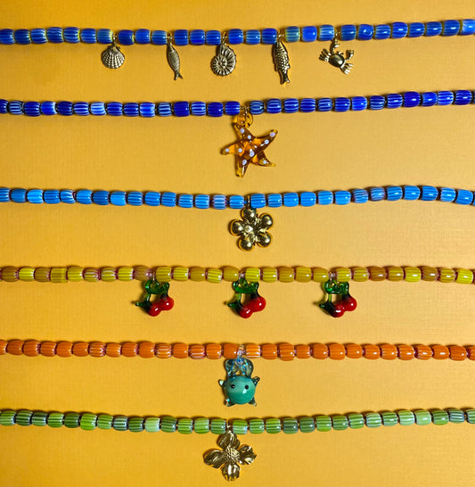 Beaded Charm Necklaces - Lay Low Goods