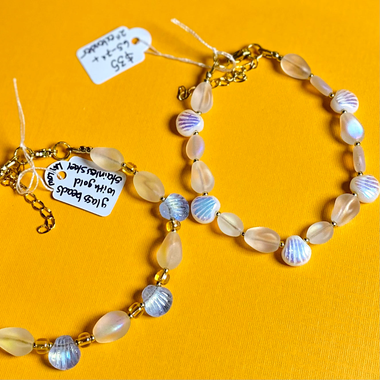 Shell Beaded Bracelettes - Lay Low Goods