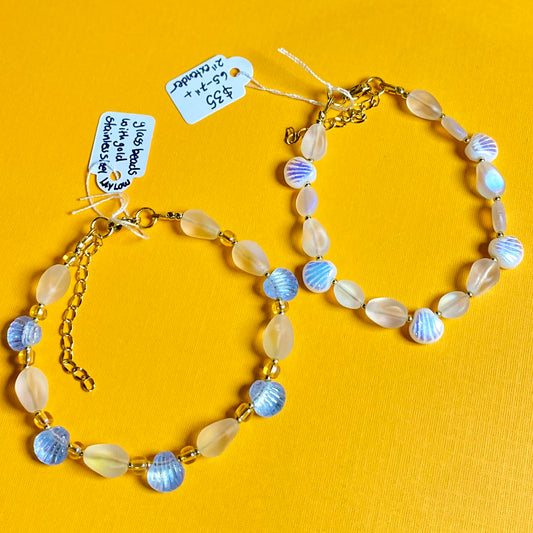 Shell Beaded Bracelettes - Lay Low Goods