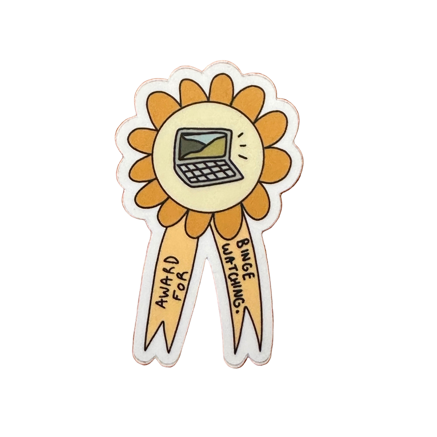 Self-Care Award Ribbon Stickers by Myling Pak