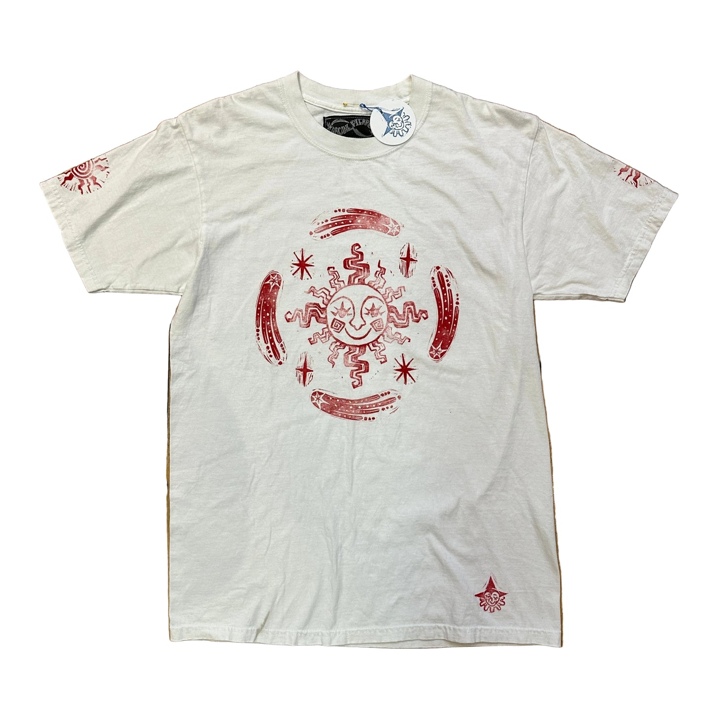 Lino Print T-Shirt by Arcane Pierrot (XL)