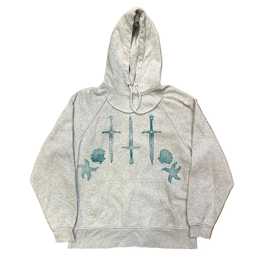 Lino Print Hoodie by Arcane Pierrot (XS)