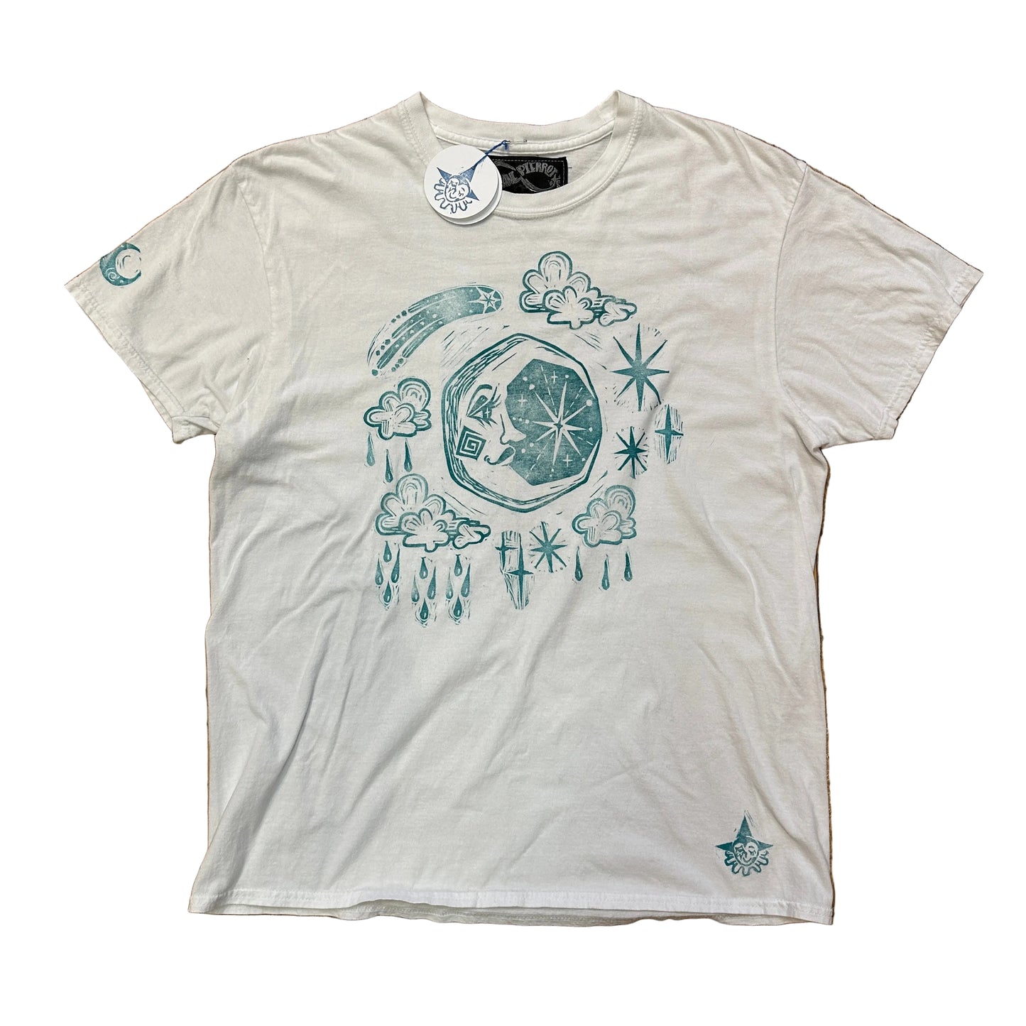 Lino Print T-Shirt by Arcane Pierrot (M)