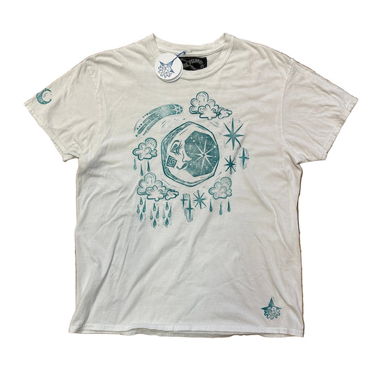 Lino Print T-Shirt by Arcane Pierrot (M)