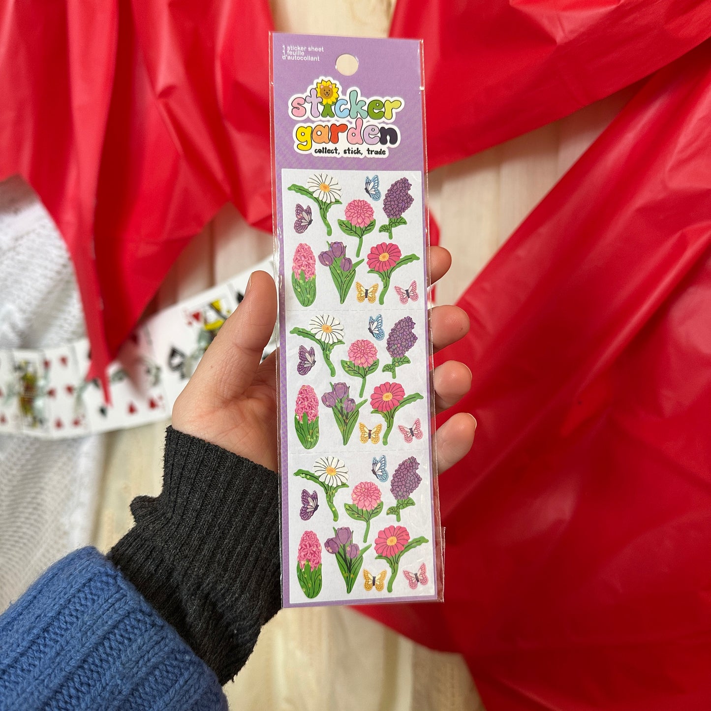 Speckled Spring Flowers Sticker Sheet