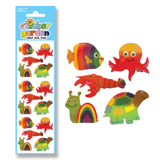 Jewel Sealife Sticker Sheet