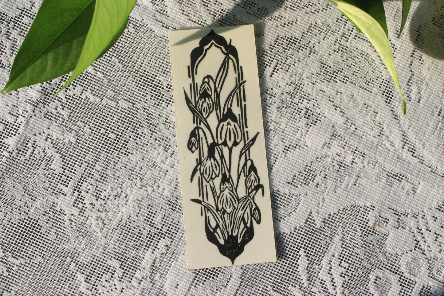 Linocut Bookmarks by Rennie Prints