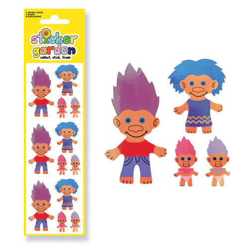 Pearl Troll Sticker Sheet