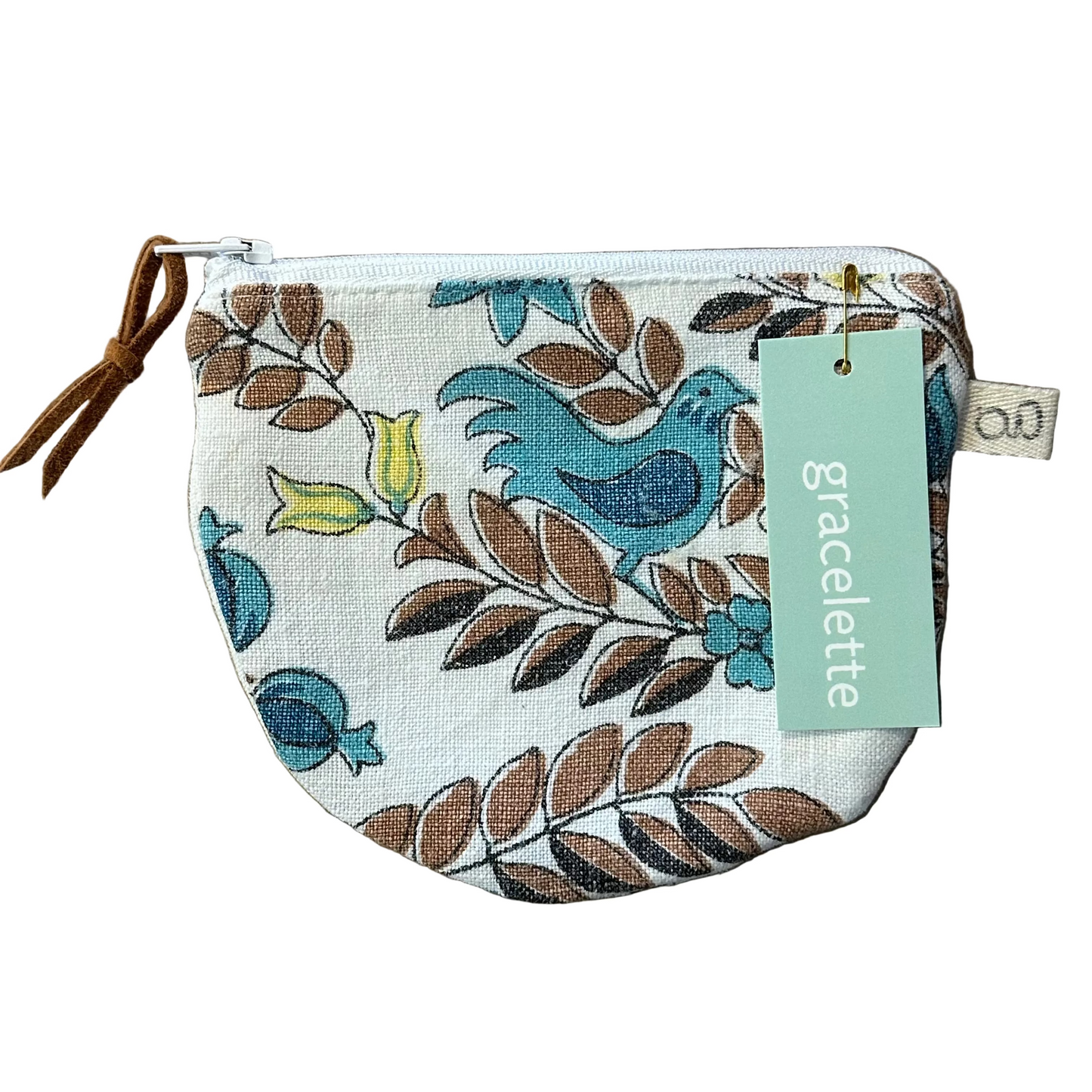 Round Mini Zip Pouches