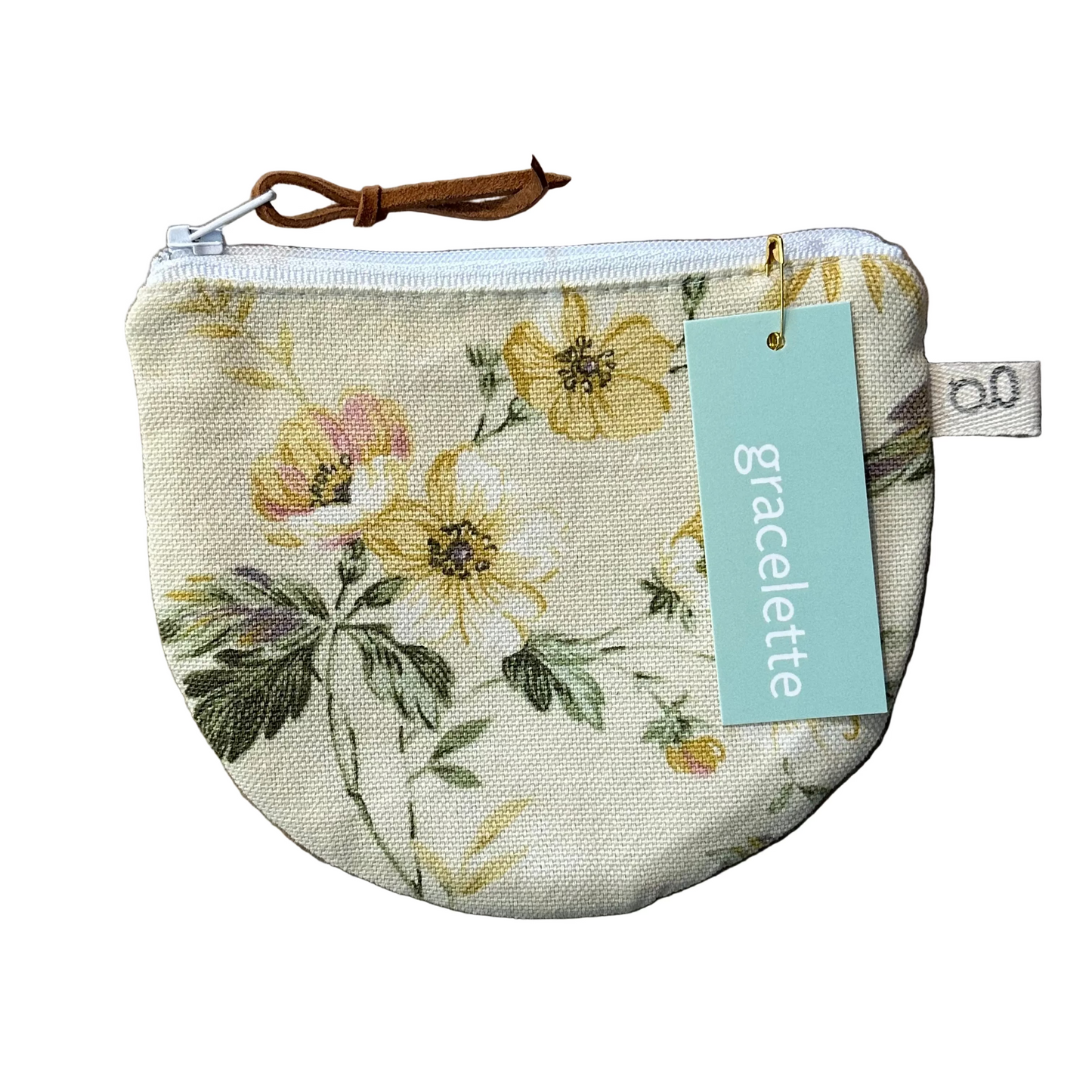 Round Mini Zip Pouches