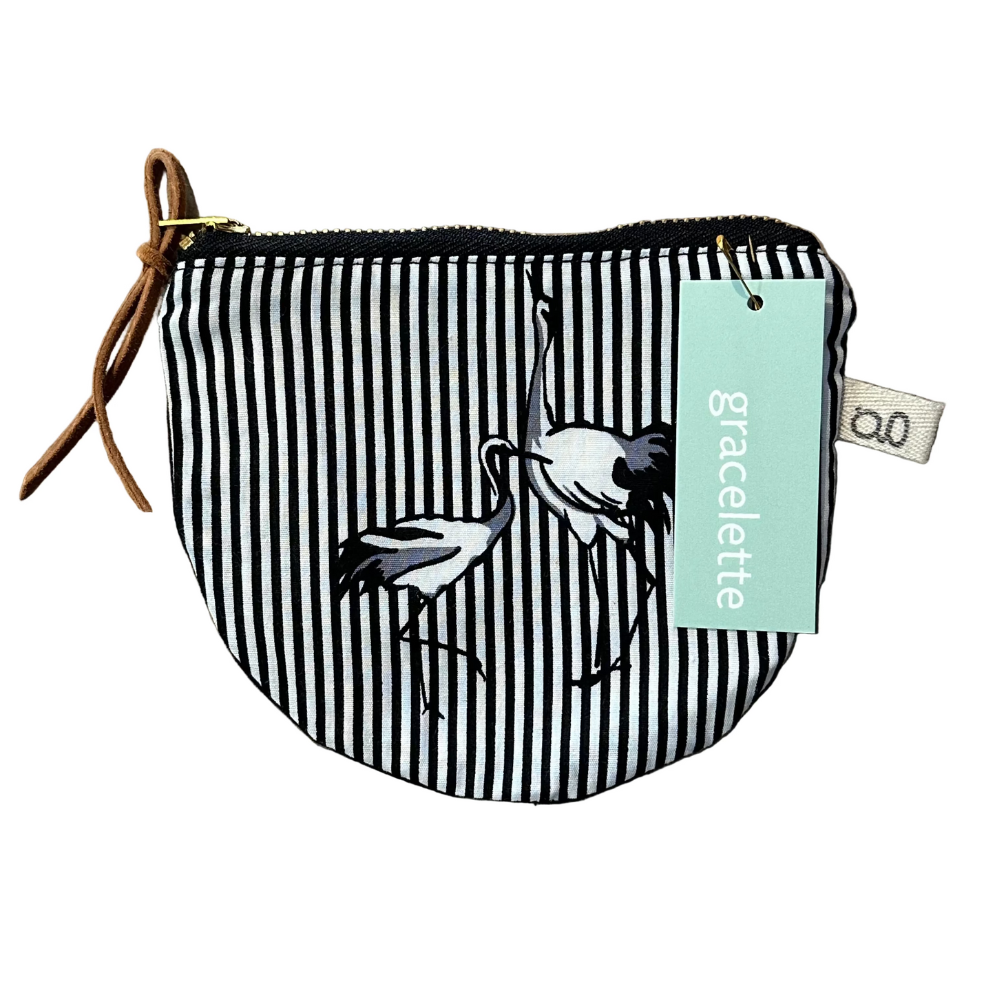 Round Mini Zip Pouches