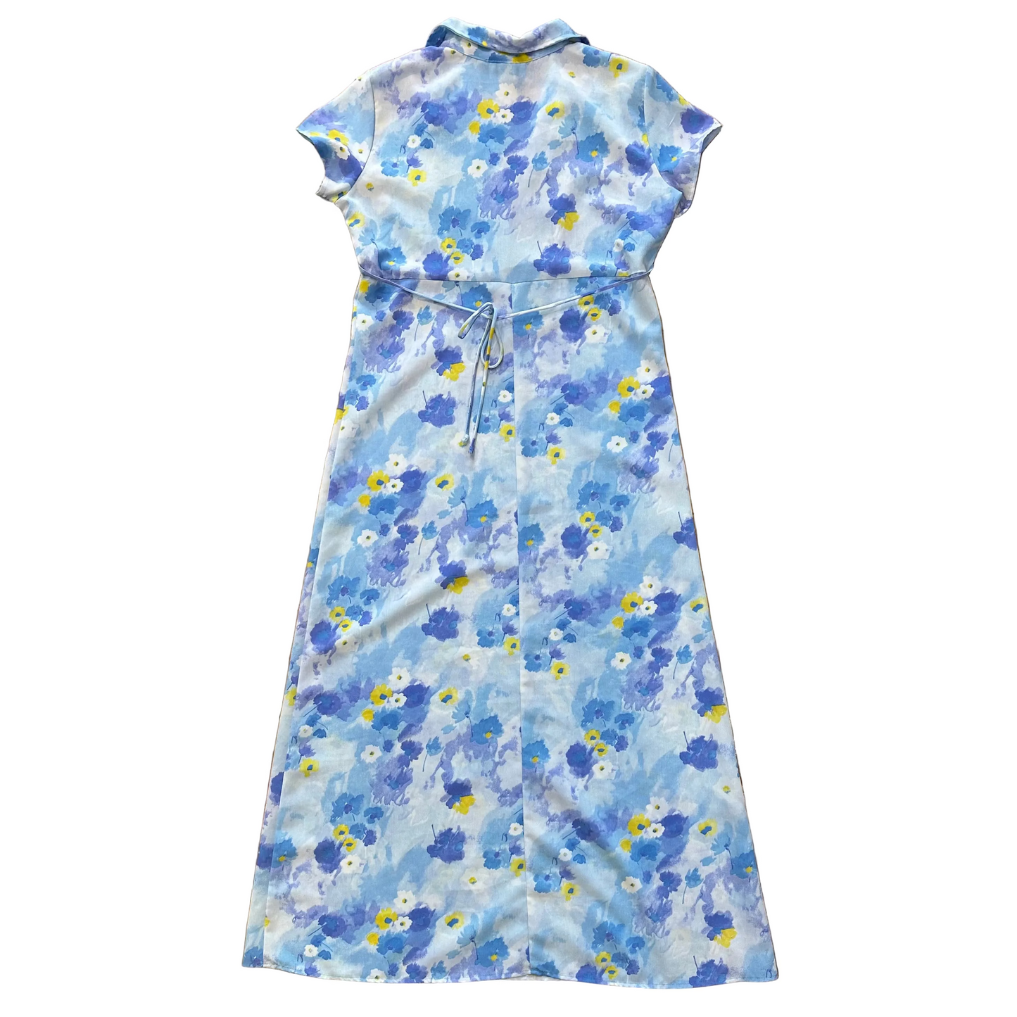 Y2K Watercolour Floral Dress - M