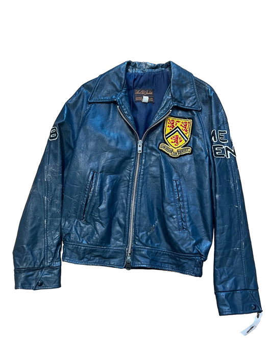 1988 University Of Waterloo leather jacket-size medium