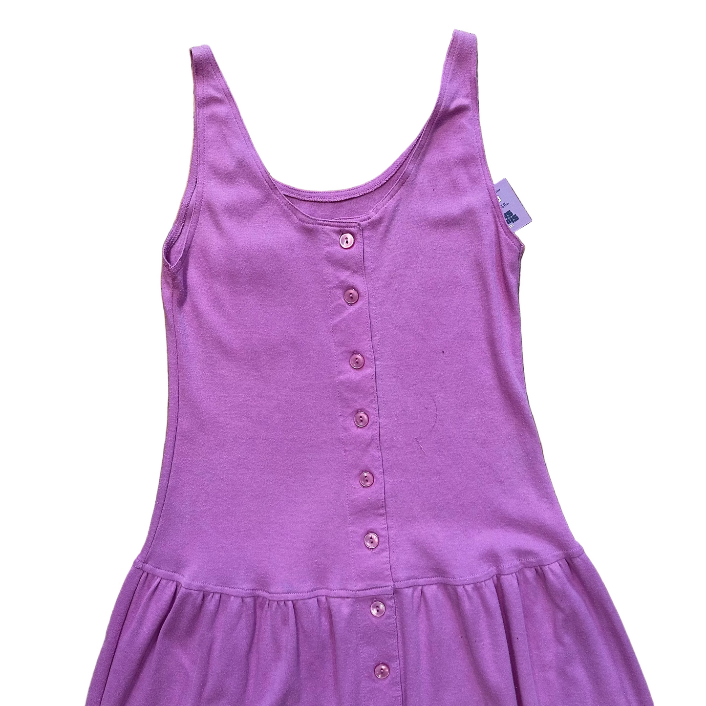 80s Drop Waist Reversible Dress - S