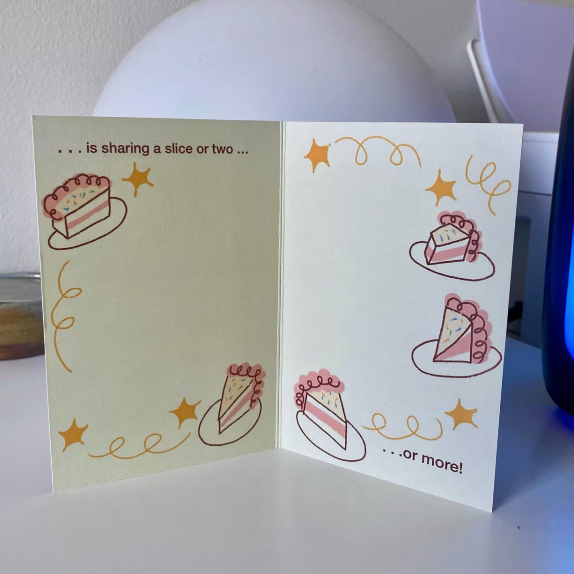 The Best Part of Cake… Birthday Card