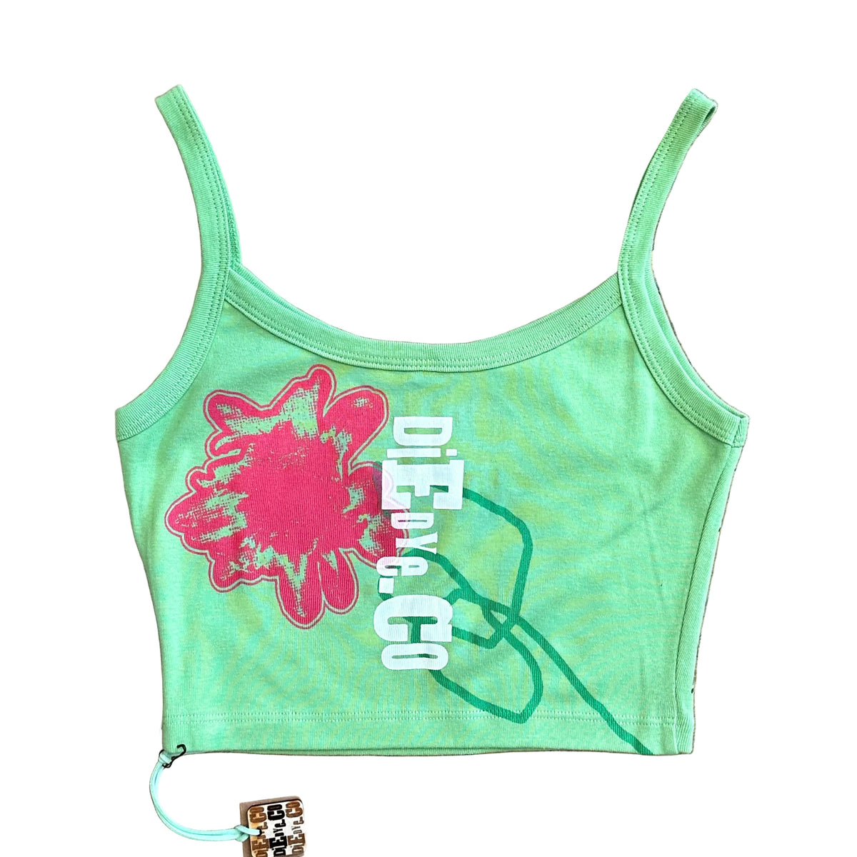 DieDye Lime Graphic Tank