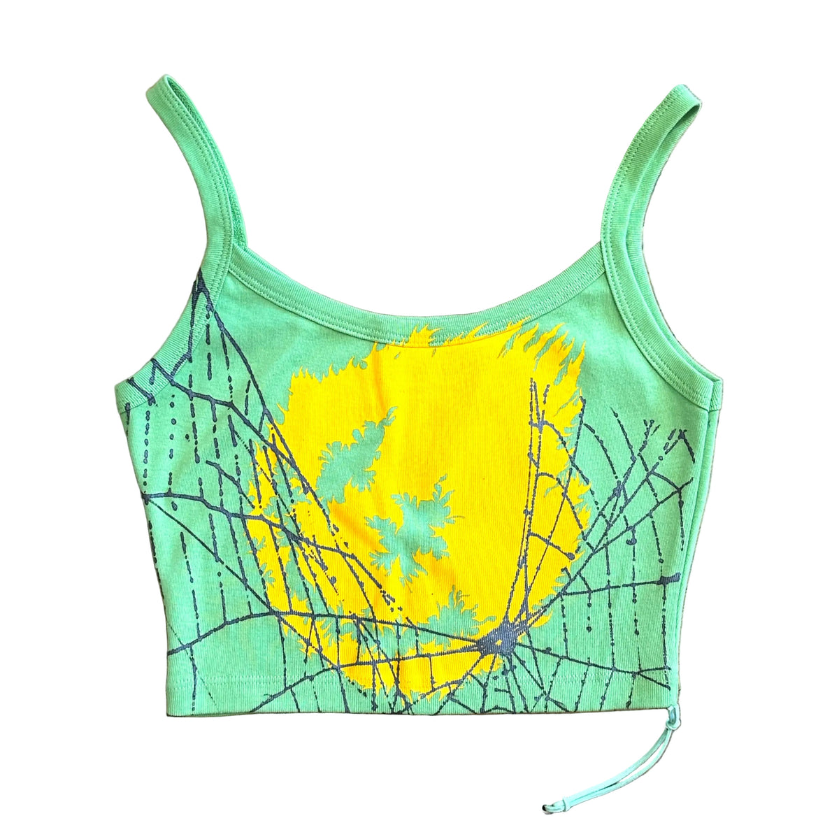 DieDye Lime Graphic Tank