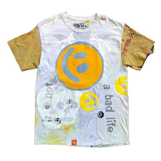 DieDye Smiley T-Shirt - Yellow