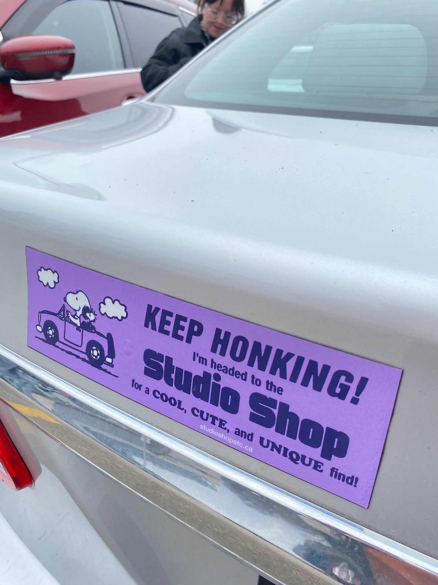 Studio Shop Snoop Bumper Sticker