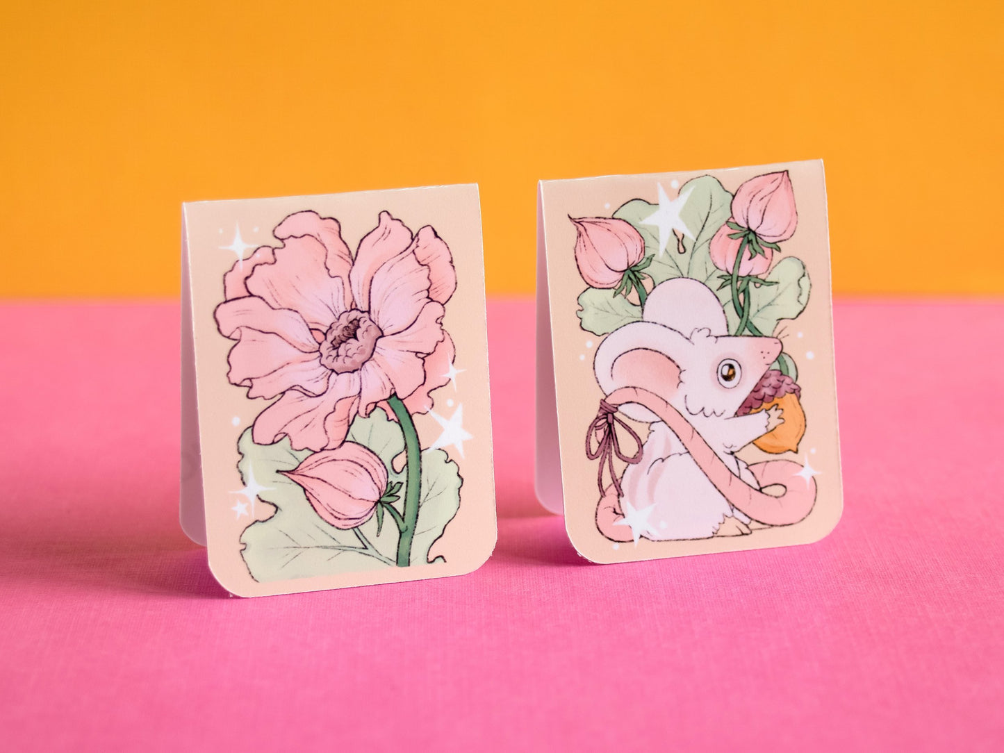 Wat & Zav Woodsy Magnetic Bookmarks