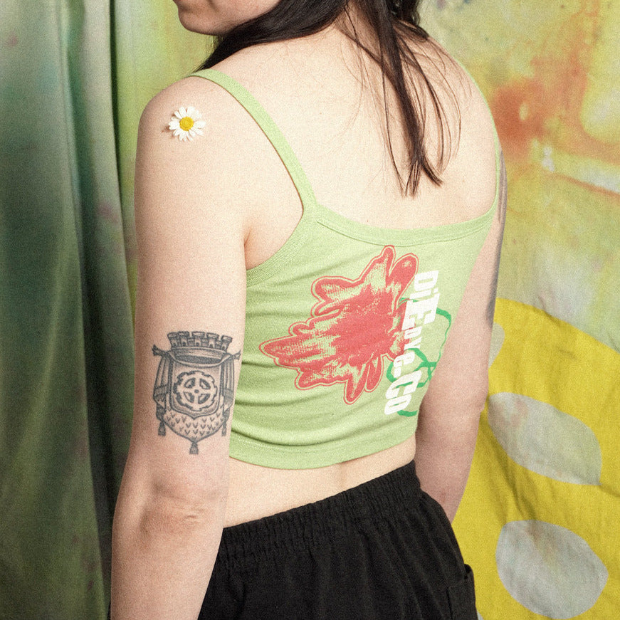 DieDye Lime Graphic Tank