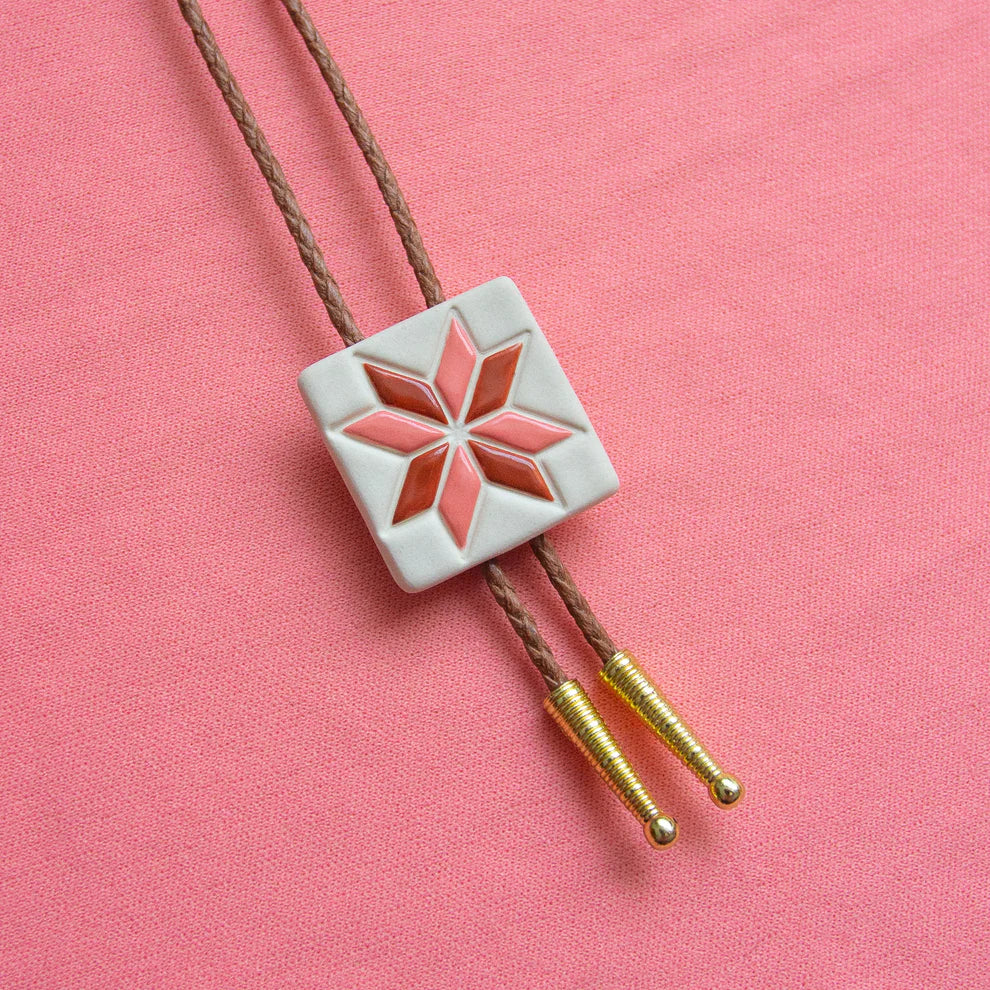 Quilt Square Bolo Tie